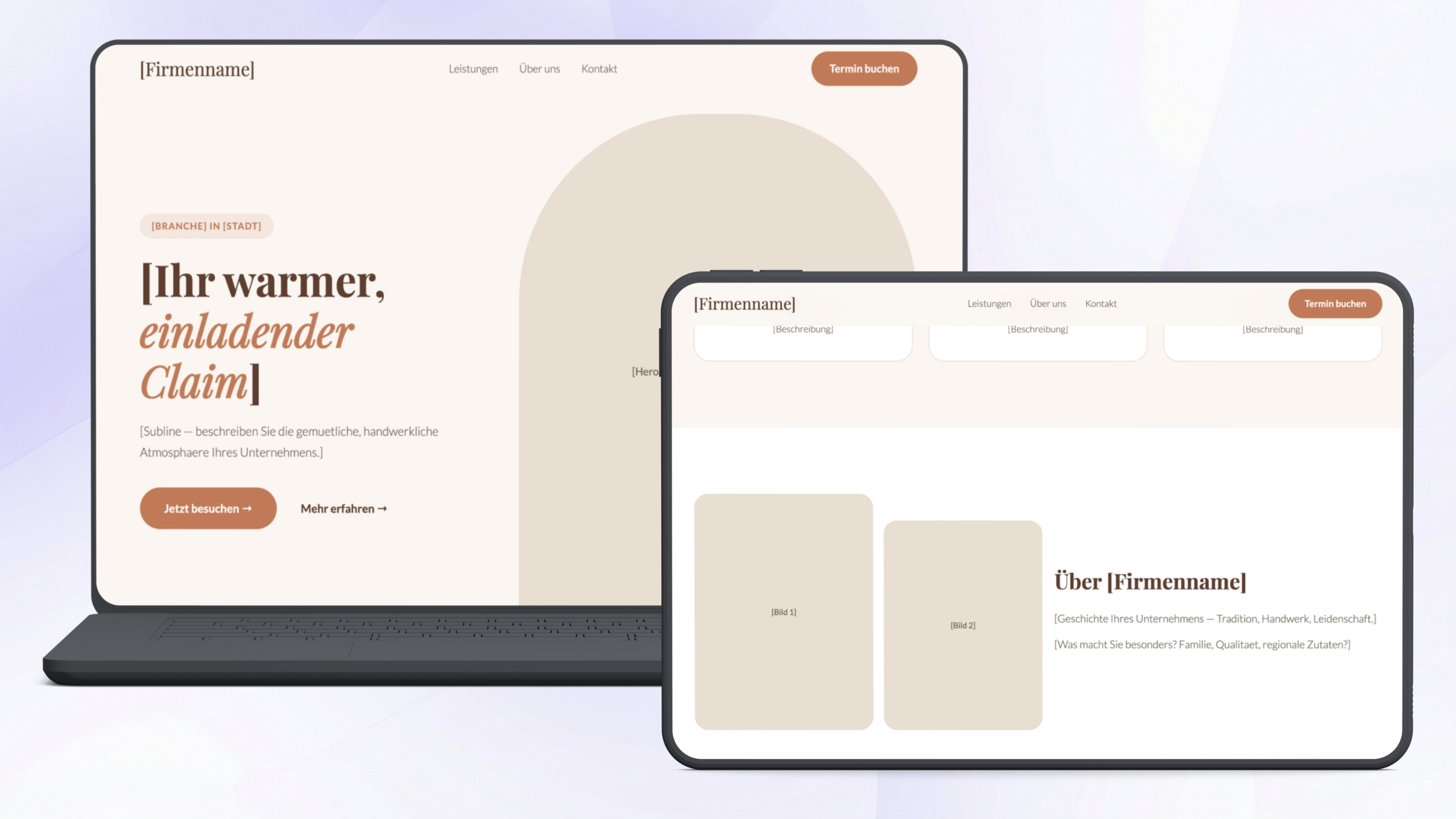 Design 4 — Warm Organic