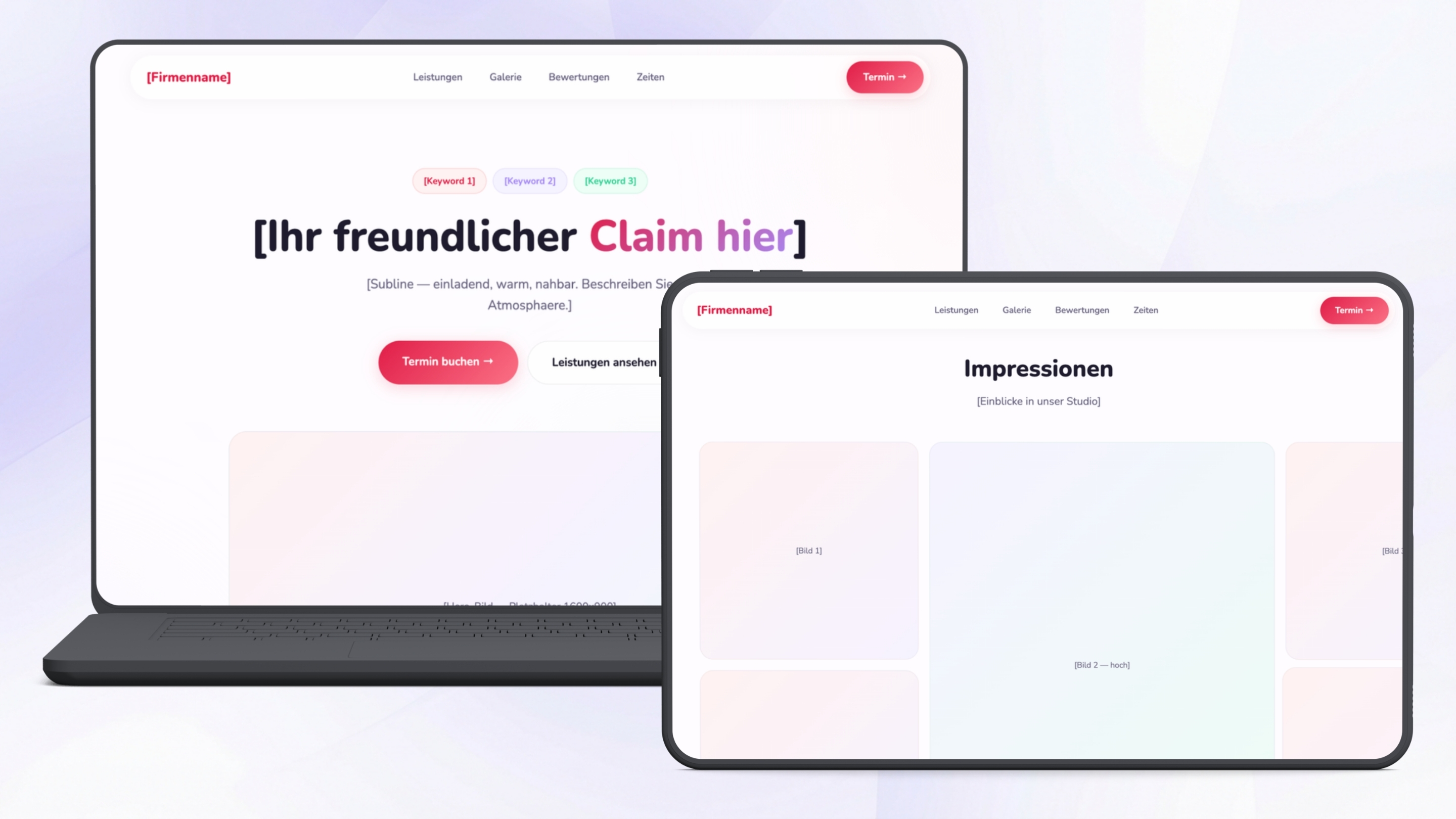 Design 8 — Soft Glass